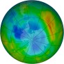Antarctic Ozone 2012-08-12